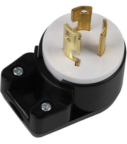 Right angled Nema L5-15P 15 Amp 125V 2 Pole 3 Wire Industrial