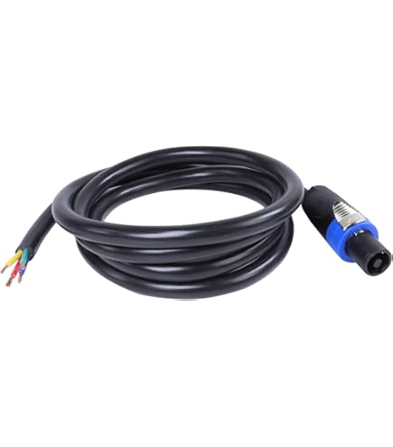 Four Raw Wire Speaker Cables - 15 Feet - 16 Guage - Home Audio U2013 Seismic Audio