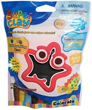 Colorato Ultra Light Magic Air Dry Modeling Clay DIY Educational Toys for Kids 50g - Black