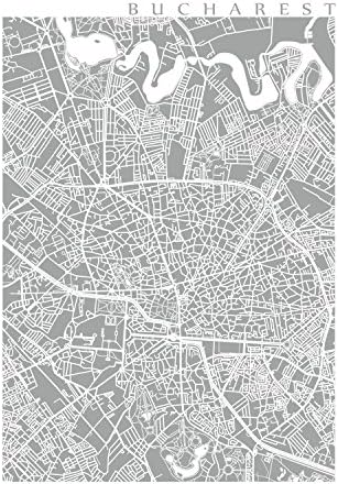 Bucharest Map Print