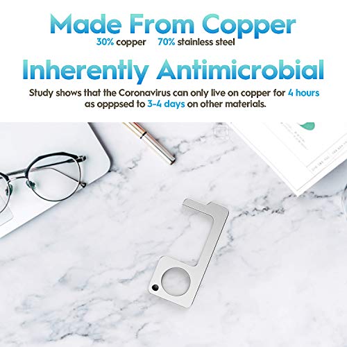 Seahouse Handheld Non-Contact Door Opener Stylus Keychain Tool Fashion