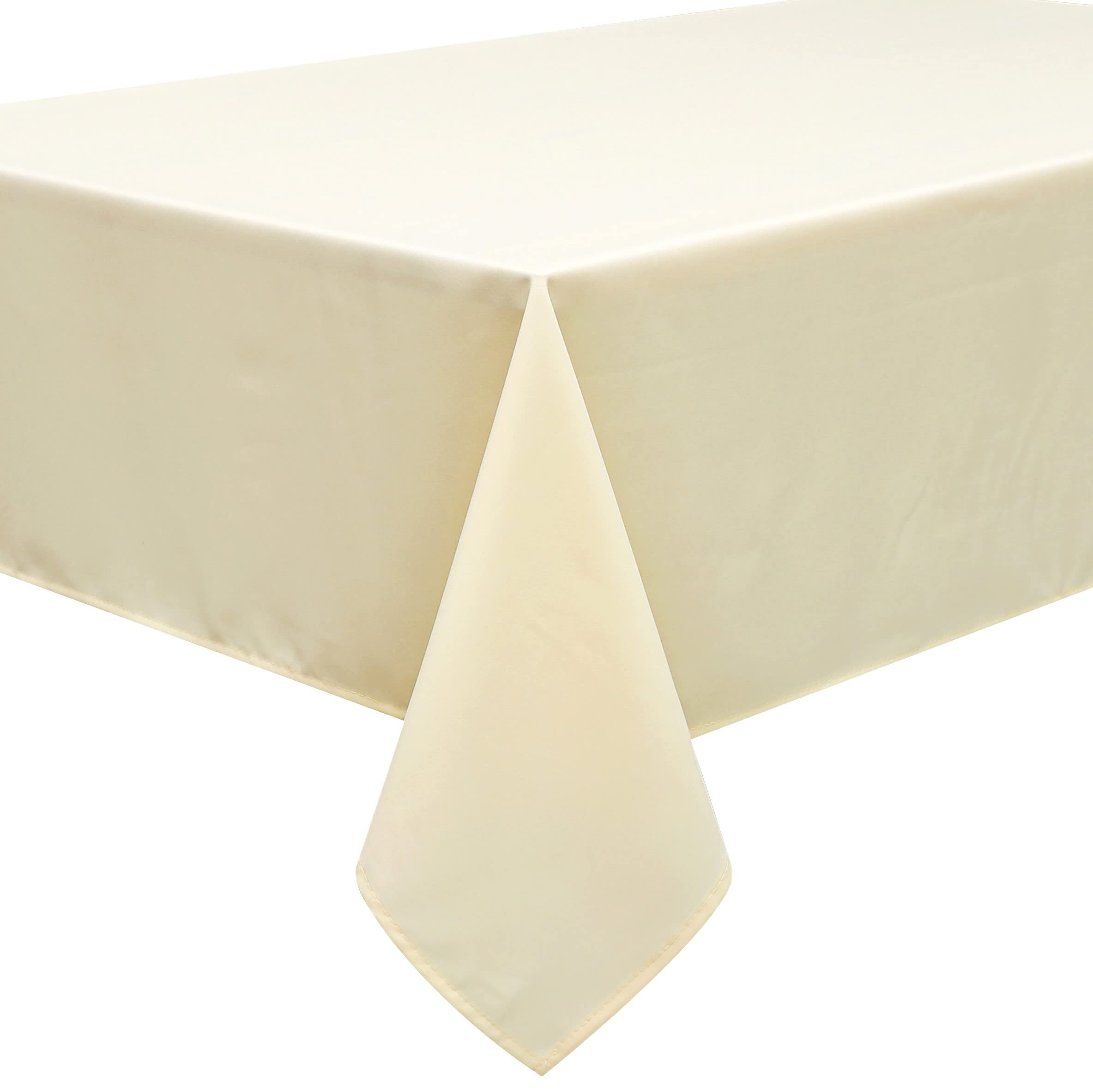 HomeDirectIE Extra Large Easy-Care Quality Rectangular Fabric Tablecloth Table Cover 140x240cm 55"x94"