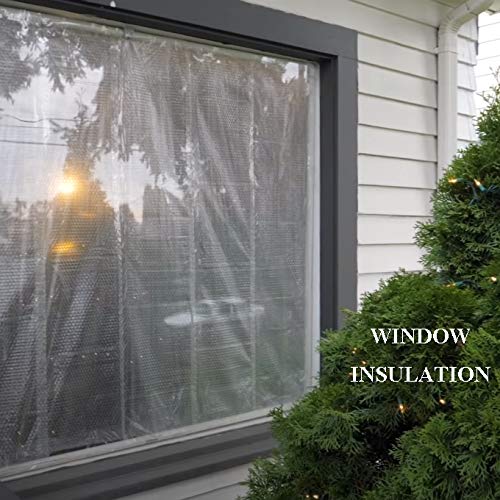 AITREASURE 10ft × 20ft Greenhouse Film 6.3 mil Garden Clear Polyethylene Plastic Covers 160 GSM for Greenhouse Plants Windproof Frost& Dust Proof (one Pack)