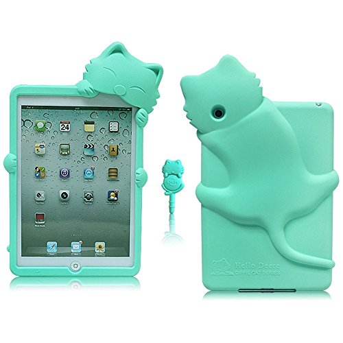 Wowlife Baby Blue Lovely 3D  Kiki Cat  Silicone Case Skin 
