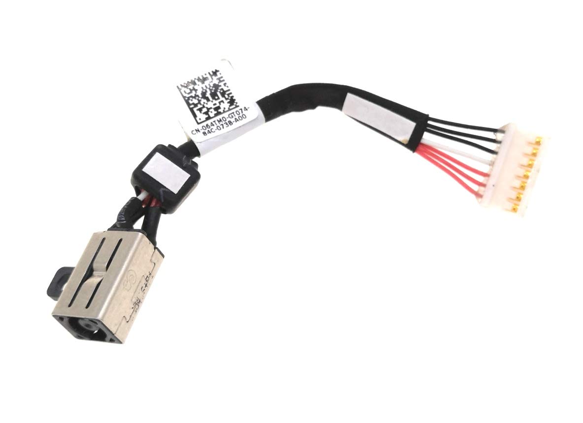 Photo 1 of DC Power Jack Charging Port Socket Plug in Cable with Wire Harness for Dell XPS 15 9530 9550 9560 9570 7590 P56F P56F001 P56F003/Precision 15 5510 5520 5530 5540 M3800 CN-064TM0 064TM0 DC30100X300