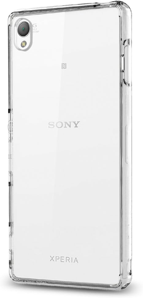 Sony Xperia Z3+ Case, Spigen [Ultra Hybrid] AIR CUSHION [Crystal Clear] Clear back panel + TPU bumper for Sony Xperia Z3+ (2015) - Crystal Clear (SGP11539)