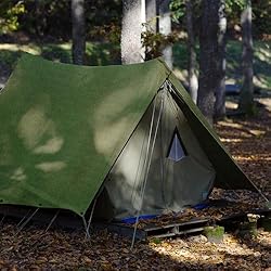 Premium Canvas Tarp 1 Pack, 6' x 8' Feet - Canvas