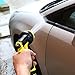 GLOUE Garden Hose Nozzle- 9 Way Spray Pattern Flow Control Nozzle- Extra 10 washers-for Patio, Lawn & Garden, Car Wash and Pets Showering-Supreme Customer Satisfaction(Yellow)