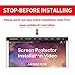 AMBBERDR 3-Pack Screen Protector for Samsung Galaxy S9 Max Coverage Flexible Film [Not Wet Applied] with Lifetime Replacement Warranty