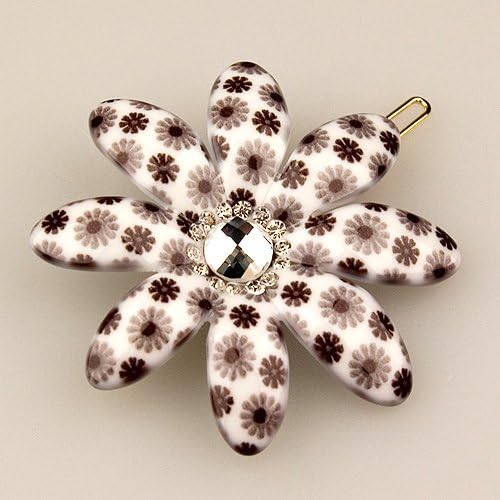 Vignette Daisy Brown - Cubitas Picabia Collection (Hand-set Swarovski Crystals, Hair Pin)