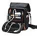 [Deal of The Day] Bagerly Business Messenger Bags Small Canvas Vintage Shoulder Bag Multi-Pockets Crossbody Work Satchel.