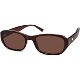 HERJOUR Rectangle Sunglasses for Womens Mens AR82341 | Trendy Retro 90s Classic Vintage Sun Glasses