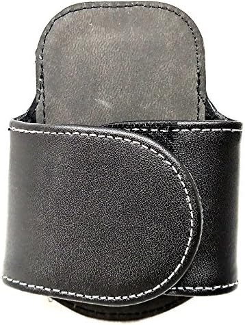 StethoClip - Premium Leather Universal Stethoscope Holder with Unique Rotating Clip. Compatible with 3M Littmann, ADC, MDF, etc.