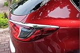 Vesul Chrome Rear Taillight Taillamp Cover Trim Lid Molding 4pcs For Mazda CX-5 CX5 2013-2015