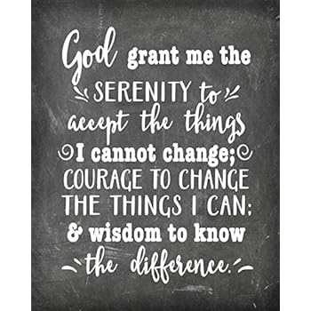 amazoncom simply remarkable serenity prayer poster print photo