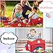 Toddler Seat Table, Standable Travel Tray, Indoor Snack Desk with Dry Erase Top for Painting & Parent-Child Interaction Activity Tray Bonus Template & Pens Lap Tray for Kids Improve Imagination