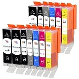Starink 13 PK Canon PGI250XL CLI251XL PGI-250 CLI-251 XL (W/Grey Ink) Compatible Ink Cartridge Replacement for Canon PIXMA MG7520 MG7120 MG6320 iP8720 Inkjet Printer