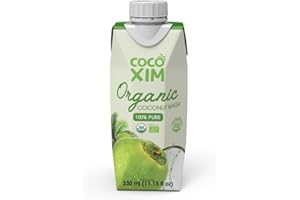 COCOXIM | Coconut Water, Organic, Fresh & Natural - Refeshing & Hydrating - Rich in natural vitamins & minerals (330ml pack 12)