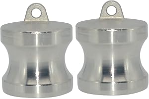 VARMHUS Trash Pump Adapter Dust Cap/Dust Cover,Type DP Cam and Groove Hose Pipe Fitting Coupler,Stainless Steel 316 (3/4")