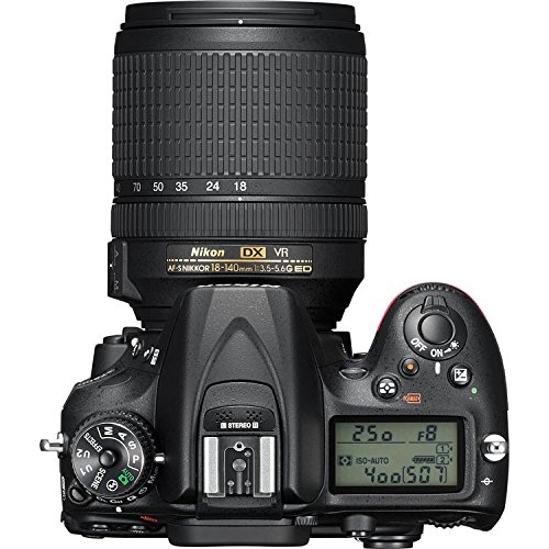 Nikon D7200 DX-format DSLR w/ 18-140mm VR Lens (Black)