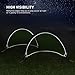 iSiLER Pop Up Soccer Goal, Portable Soccer Nets Size 4’, Two Foldable Soccer Nets with Carry Bag, Kids Soccer Goal 1.3lb Ultra-light Weight
