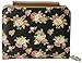 ETIAL Women's Vintage Floral Zip Mini Wallet Short Design Coin Purse Black