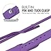 MoKo Apple Watch Series 3 Band, Soft Silicone Replacement Sports Band for iWatch 38mm 2017 series 3 / 2 / 1, PURPLE (Not fit 42mm Versions)