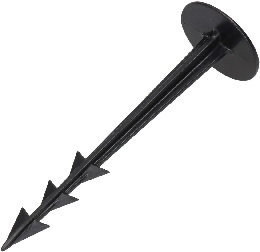 GARDENIX® Pack of 200 TerraPEG Securing Pegs Landscape Fabric Peg for Weed Fabric Ground Sheet Cover, black - Image 5