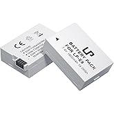 LP LP-E8 Replacement Battery, 2 Pack 1900mAh E8 Batteries for Canon EOS Rebel T2i, T3i, T4i, T5i, 550D, 600D, 650D, 700D DSLR