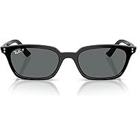 Amazon.com: Ray-Ban RB4456F Zaya Low Bridge Fit Sunglasses, Black