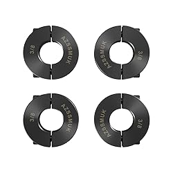 AZSSMUK Double Split Clamp-On Shaft Collars of