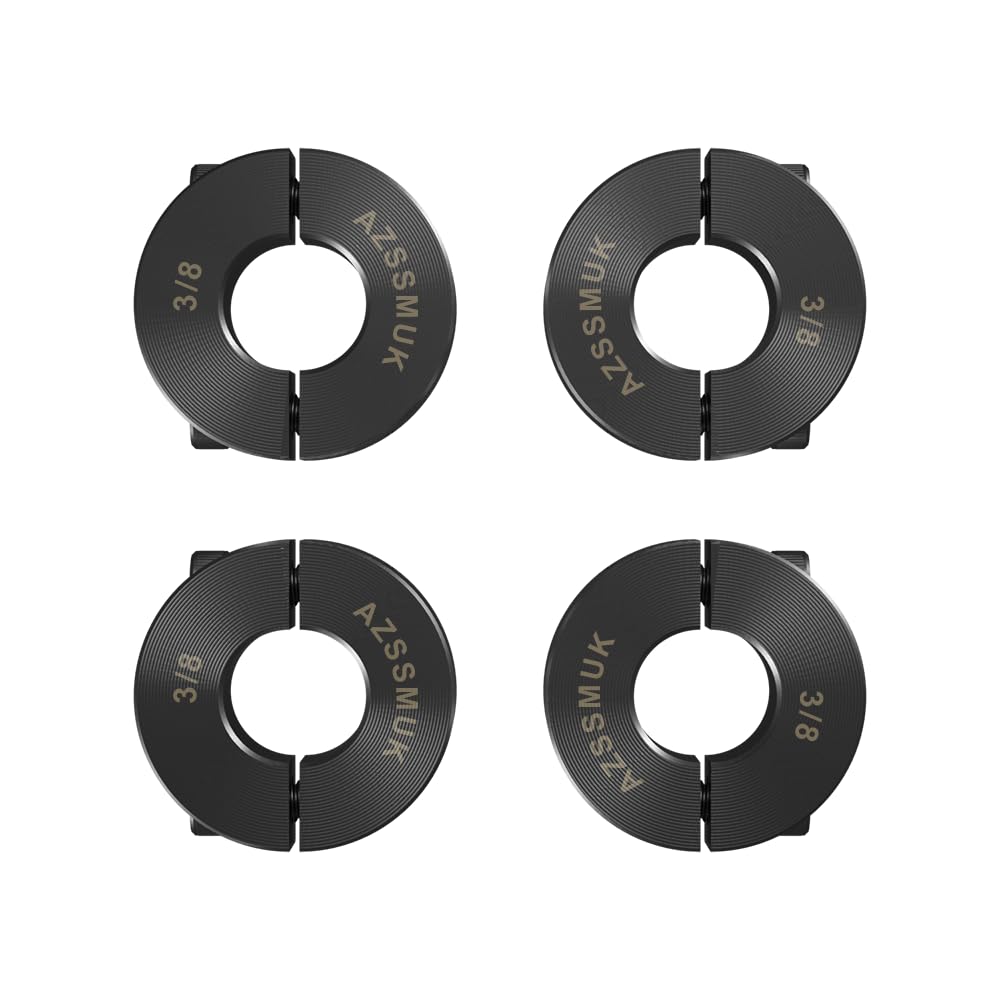 AZSSMUK Double Split Clamp-On Shaft Collars of
