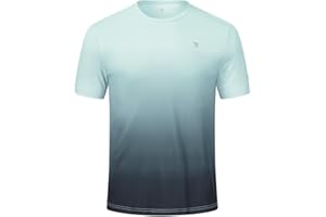 BGOWATU Men's UPF 50+ Short Sleeve Swim Shirts Quick Dry Sun Protection Rash Guard Fishing Athletic T-Shirt