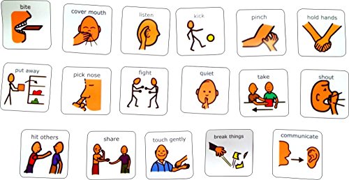 Autism Supplies And Developments Picture Exchange Communication System Interactive Behaviour Rules Board