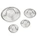 Juvale 4-Pack Stainless Steel Kitchen Sink Drain Strainer - Mesh Screen Sink Strainer and Hair Catcher for Bathroom (4.3