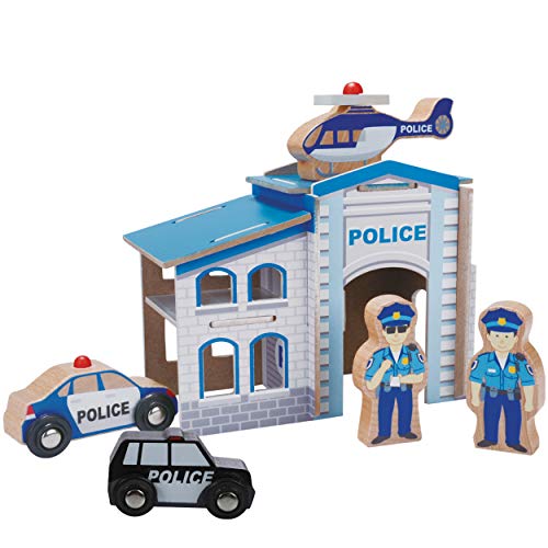 On Track USA 3 in 1 Emergency Police, Fire and Hospital Rescue Train Expansion Set, 40 Piece Accessories Set Compatible with Thomas, Brio, Melissa and Doug (Tracks Not Included) - Thumbnail 2