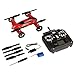 Syma X9 RC Remote Control 2.4GHz 4-Channel 6-Axis Gyro Flying Car Drone with Battery, Red