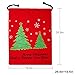 Canvas Christmas Drawstring Gift Bag - Great for Large and Small Holiday Favors - Designed for Women, Kids, and Men - The Perfect Santa Sack for a Merry and White Christmas - Quality Material