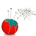 Valar Dohaeris 800 Pieces Sewing Glass Head Ball Straight Quilting Pins for Jewelry Wedding Dressmaking Components Flower Decoration with Tomato Pin Cushion,8 Colors