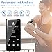 RUIZU D10 MP3 Player with Bluetooth 4.1, 8G Portable Lossless Sound Metal Music Player with Touch Button 2.4'' Screen, FM Radio Voice Recorder, Video Playback, Music Speaker, Support Up to 128 GB