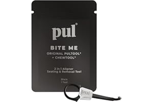 PUL Pack of 1 Reusable 2-in-1 Aligner Seating Chewie & Removal Tool — Compatible with Invisalign, Removable Braces, Retainers