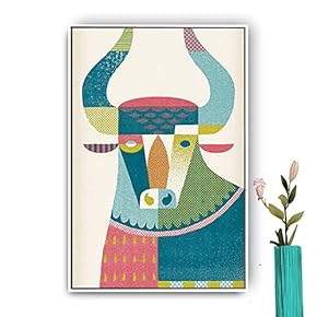 Framed for Living Room Bedroom Abstract House for