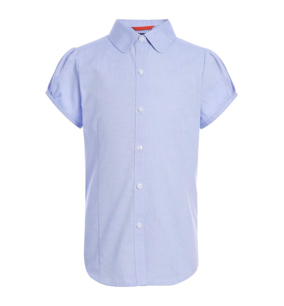 Buy Tommy Hilfiger Short Sleeve Pinpoint Girls Oxford Collar Blouse