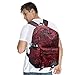 School Backpack SKL Unisex School Bag Canvas Rucksack Laptop Book Bag Satchel Hiking Bag for Boys Girls (Red)