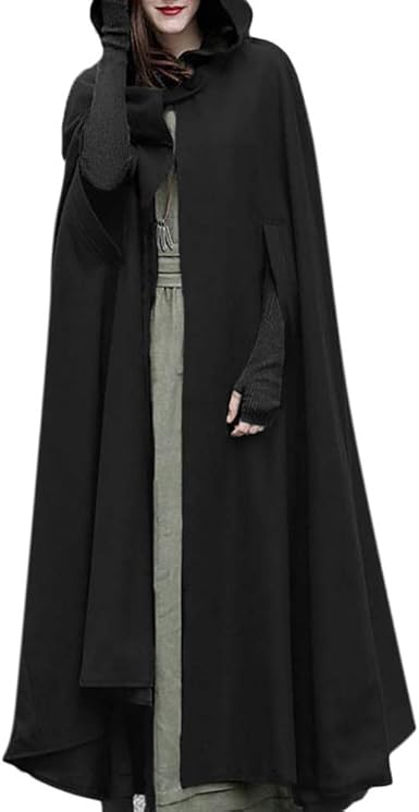 sleeveless hooded cloak