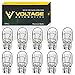 (10 Pack) 7443 T20 Automotive Brake Light Turn Signal Side Marker Tail Light Bulb - Voltage Automotive - Standard Replacement primary