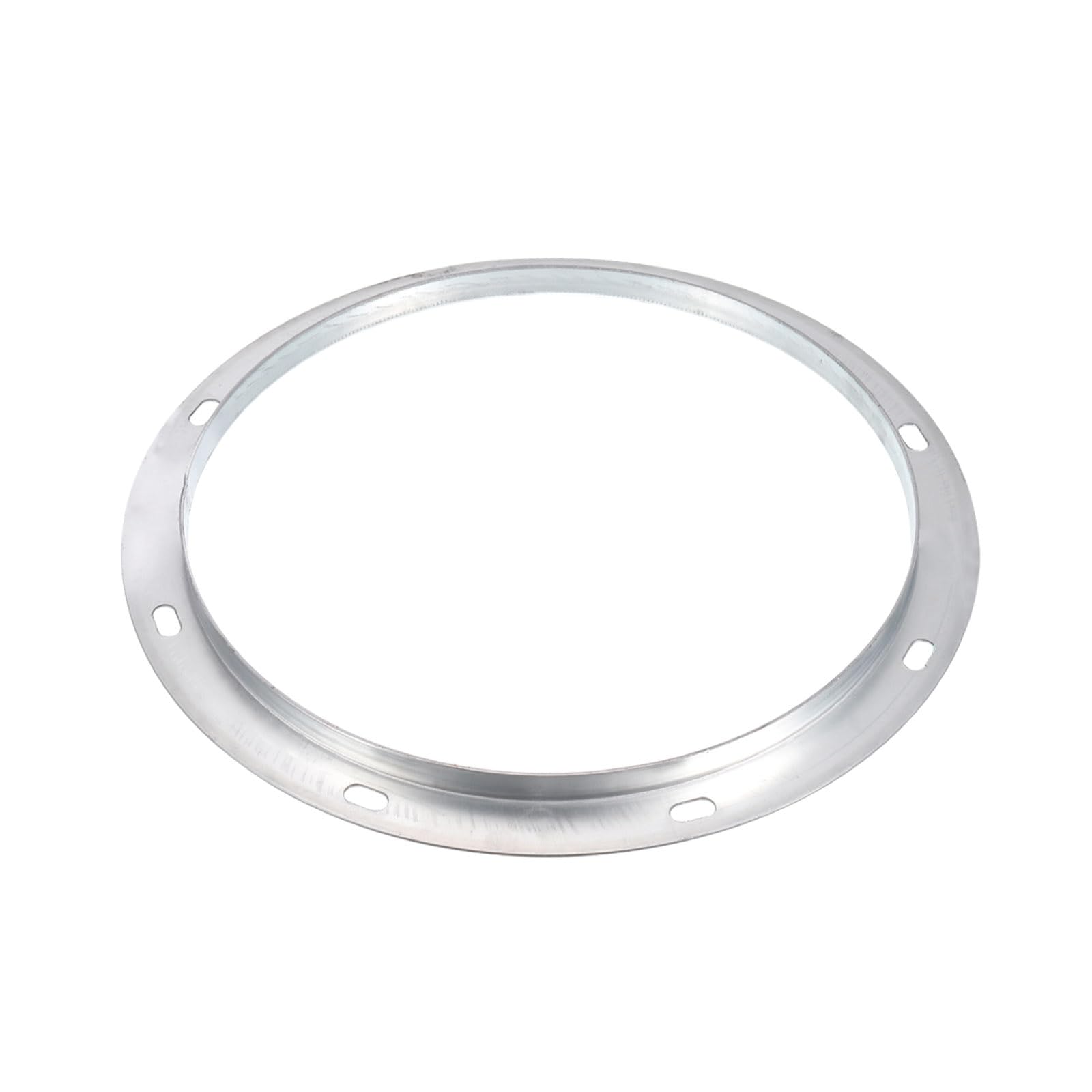 PATIKIL 12" Duct Connector Flange, Metal Straight Pipe Exhaust Flange Duct Mounting Plate for Heating Cooling Ventilation HVAC System, Galvanized Steel