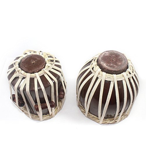 Handmade Authentic Classical Indian Music Instrument Miniature Playing Tabla Set/ Learning or Playing For Kids/ Upto 8 Years / "7 Inch"/ Best Gift for Your Kids