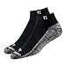 FootJoy Men's ProDry Prior Generation Sport 2-Pack Socks, Black, Fits Shoe Size 7-12