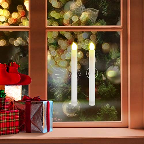 Window Candles 12 PACK, MAOYUE Battery Powered Window Candles Lights